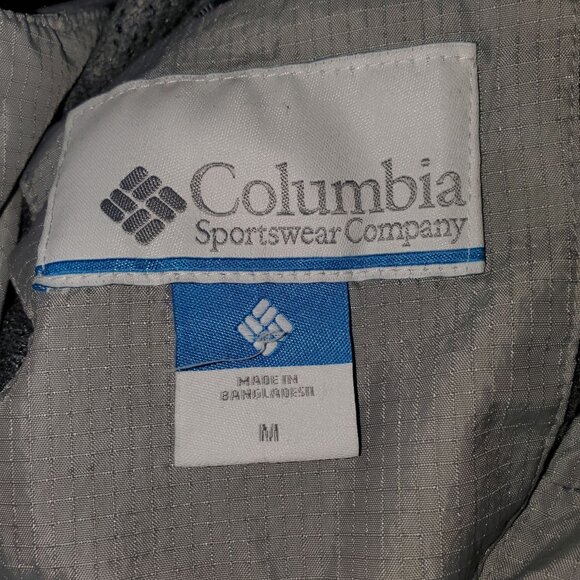 Columbia Spire Heights Rain Jacket Men's M Colorblock Ripstop Nylon Hiking Wind - Picture 7 of 8
